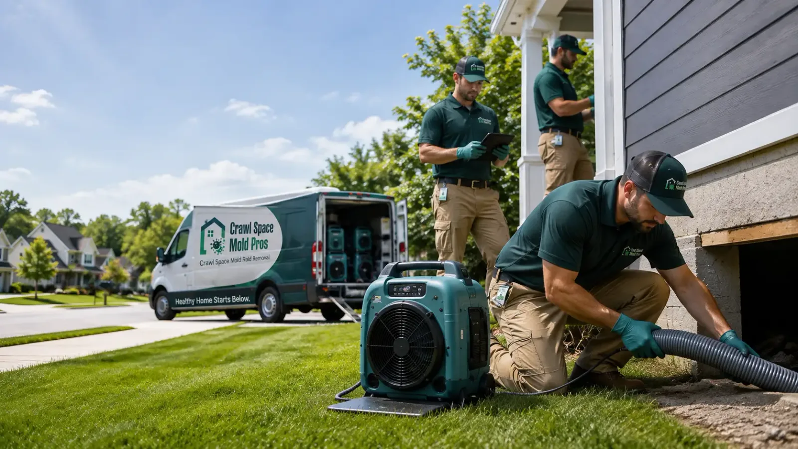 Crawl Space Mold Removal in Twelve Mile, IN